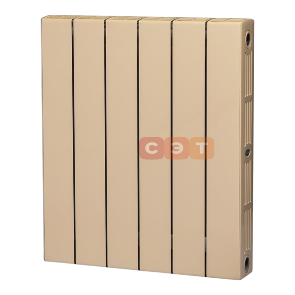 Радиатор биметаллический RIFAR SUPReMO 500-6 Ду 3/4 АЙВОРИ R S50063/41013